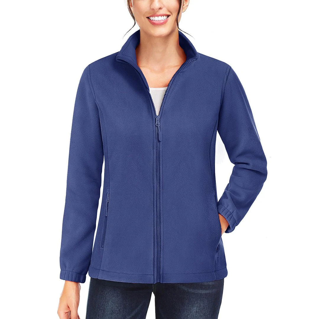 Women's Fleece Full Zip Lightweight Jacket