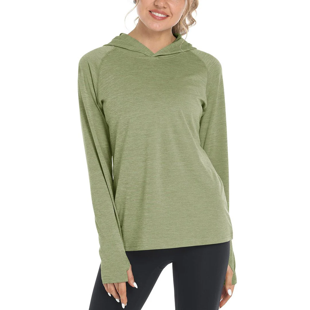 Women's Quick Dry UPF 50+ Hoodie Long Sleeve Shirts