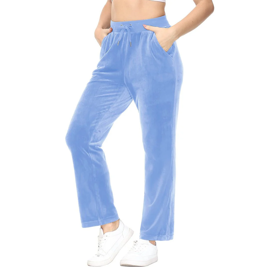 Women's Velvet Casual Jogger Sweatpants