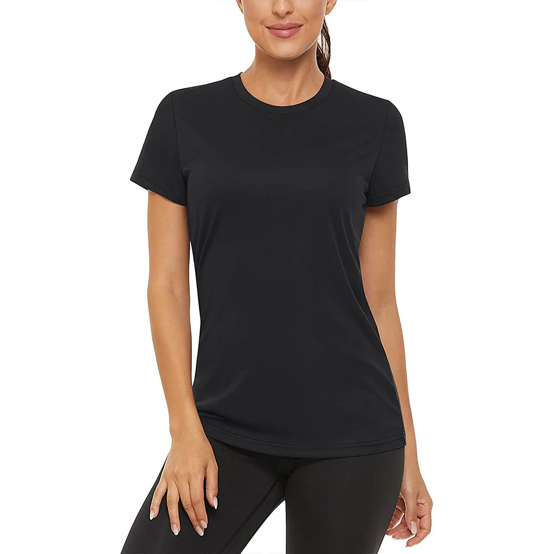 Women's Sun Protection Quick Dry Outdoor Yoga Running T-shirts