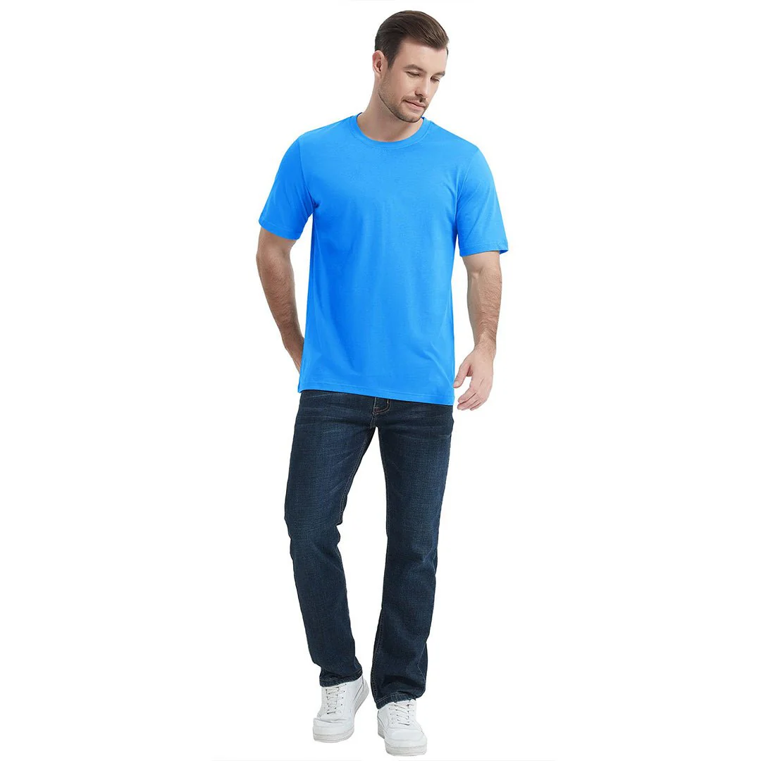 Men's Casual Crew Neck Cotton T-Shirt