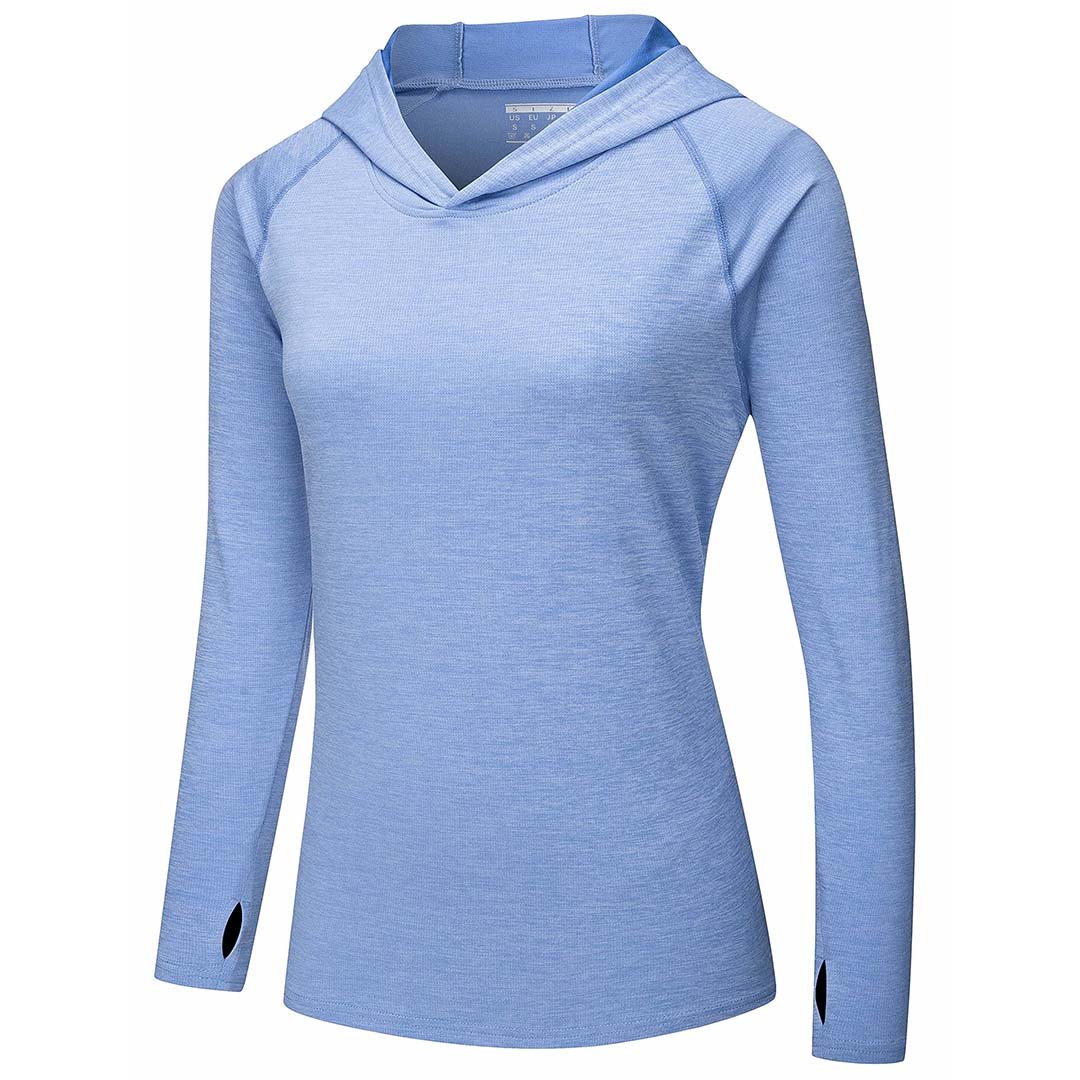 Women's Quick Dry UPF 50+ Hoodie Long Sleeve Shirts
