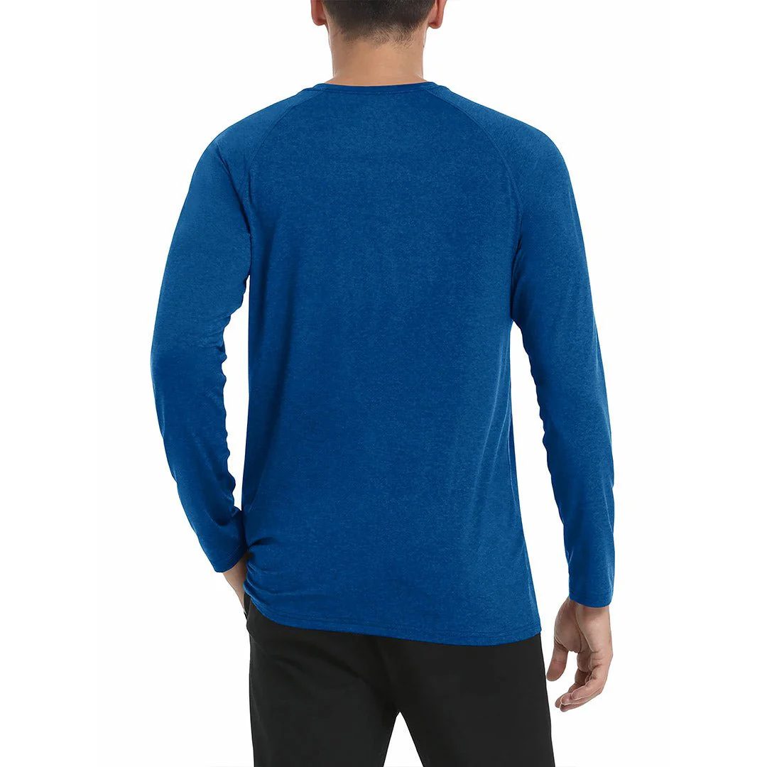 Men's UPF 50+ Fishing Swim Long Sleeve Shirts