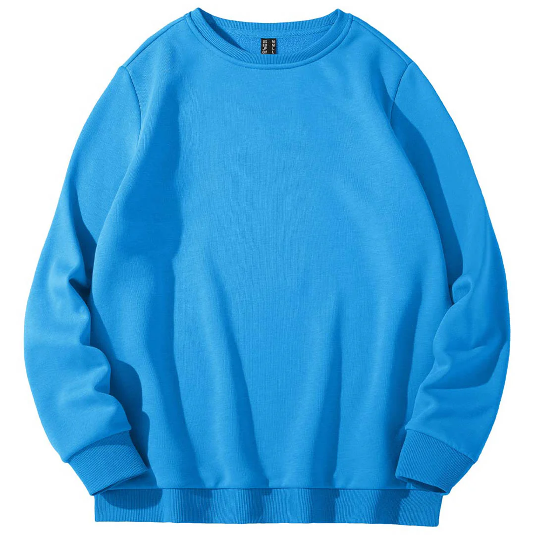 Women's Fleece-Lined Crewneck Casual Sweatshirts