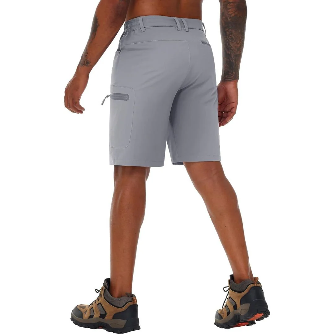 Men's Hiking Cargo Shorts with Zipper Pockets