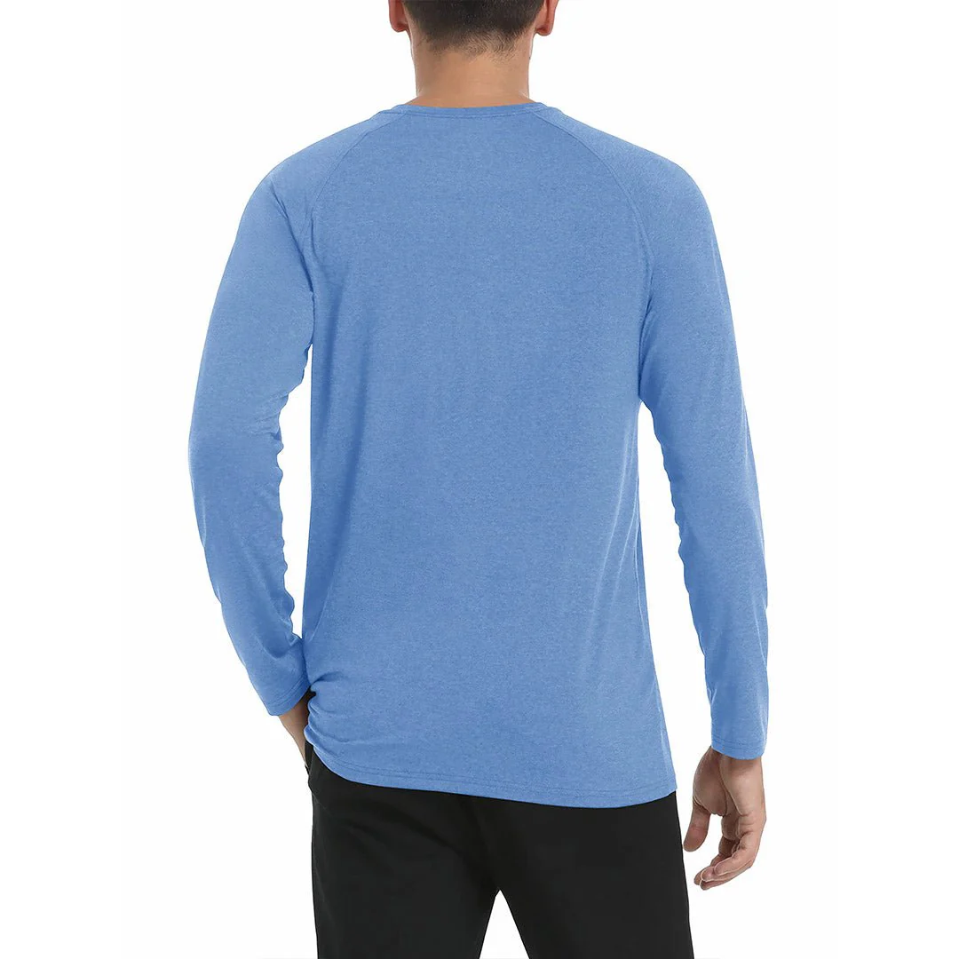 Men's UPF 50+ Fishing Swim Long Sleeve Shirts