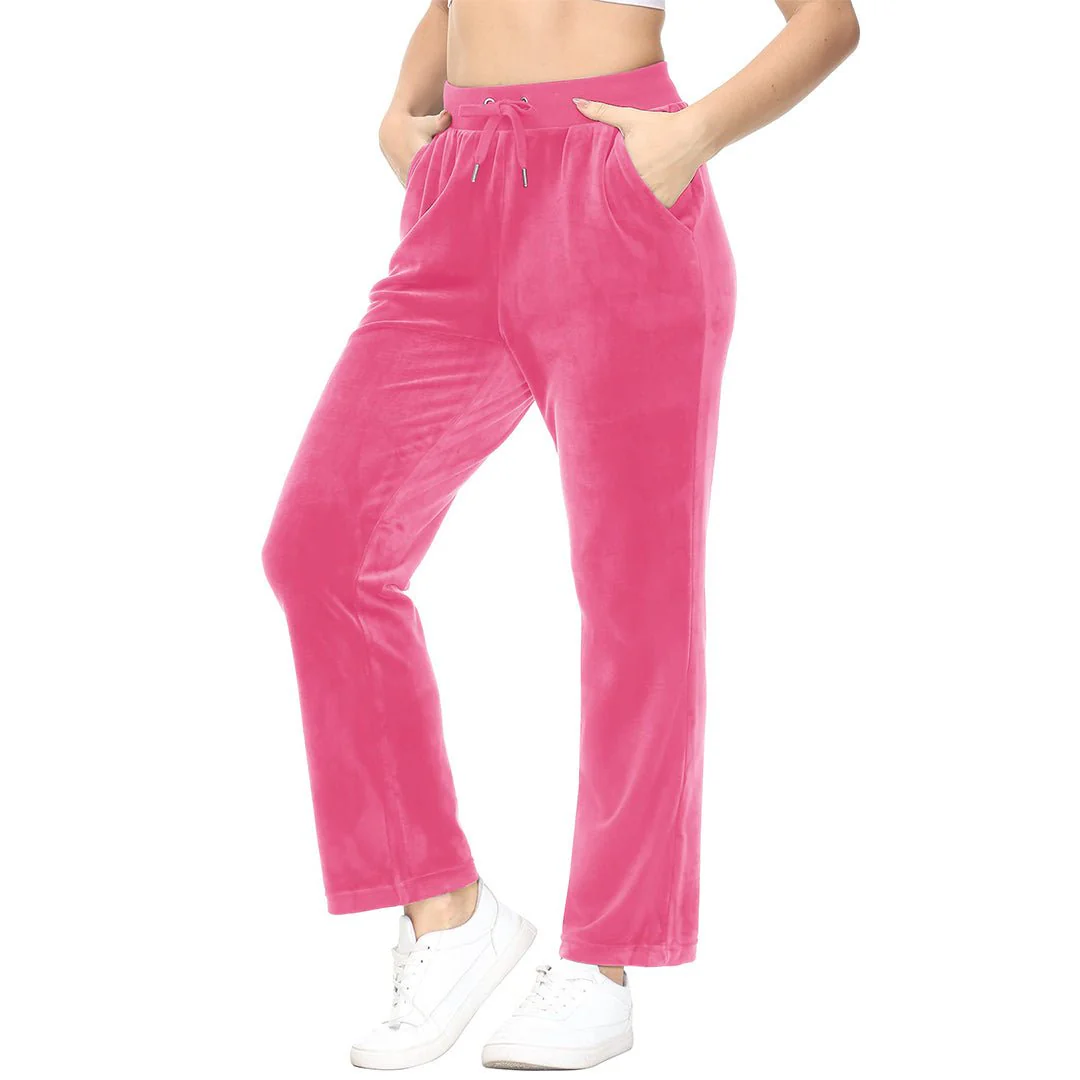 Women's Velvet Casual Jogger Sweatpants