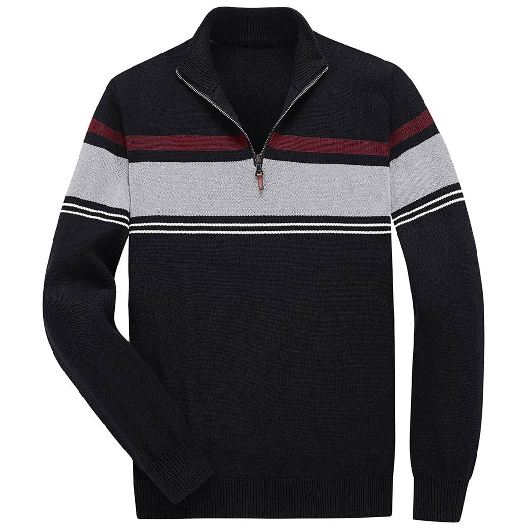 Men's Polo Sweaters Classic Cotton Knitted