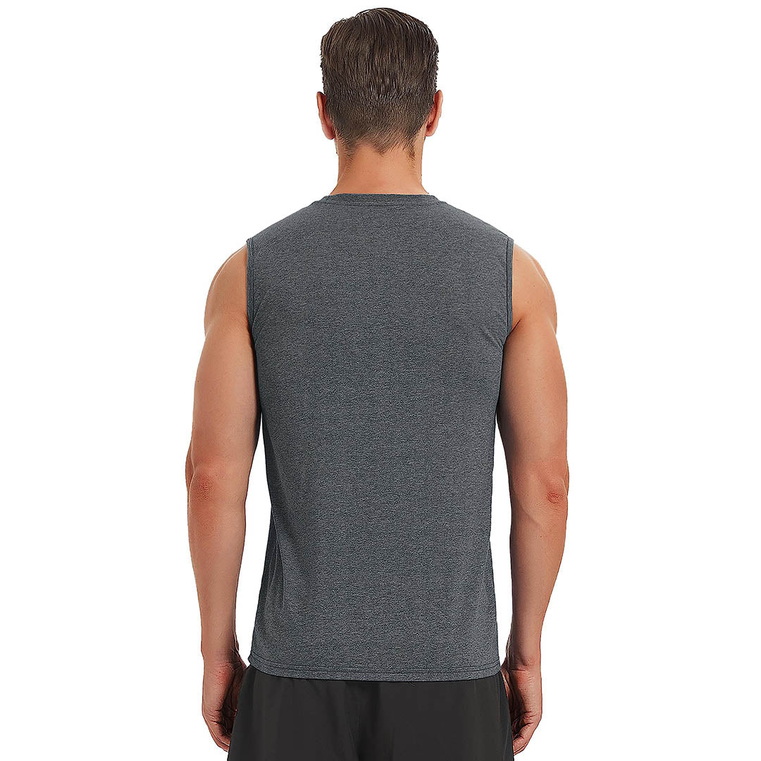 Men's Bodybuilding Tank Tops Cotton Workout T-Shirts