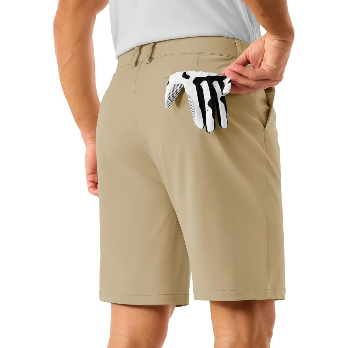 Men's Golf Quick Dry Casual Flat Front Shorts with 4 Pockets