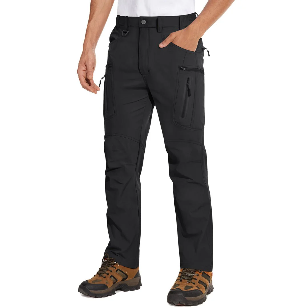 Men's Quick Dry Water Resistant 8 Pockets Cargo Hiking Pants