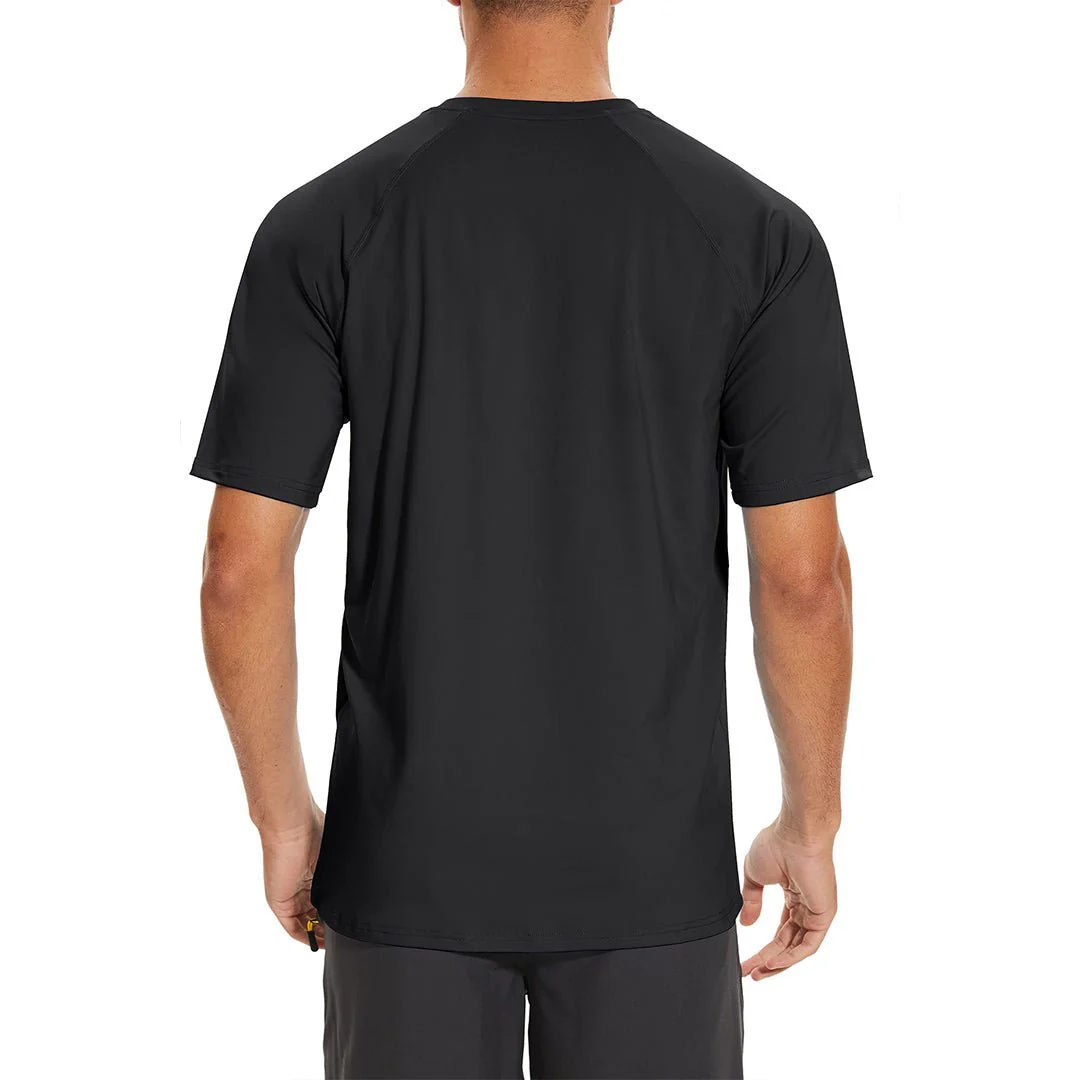 Men's UPF 80+ Breathable Quick-Dry Outdoor Swim T-Shirt