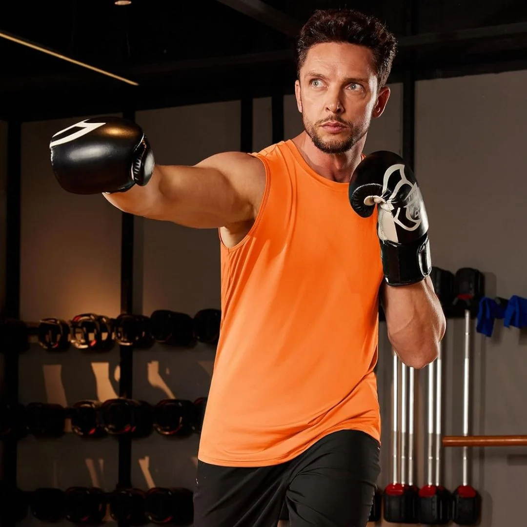 Men's UPF 50+ Sleeveless Quick Dry Gym Tank Tops