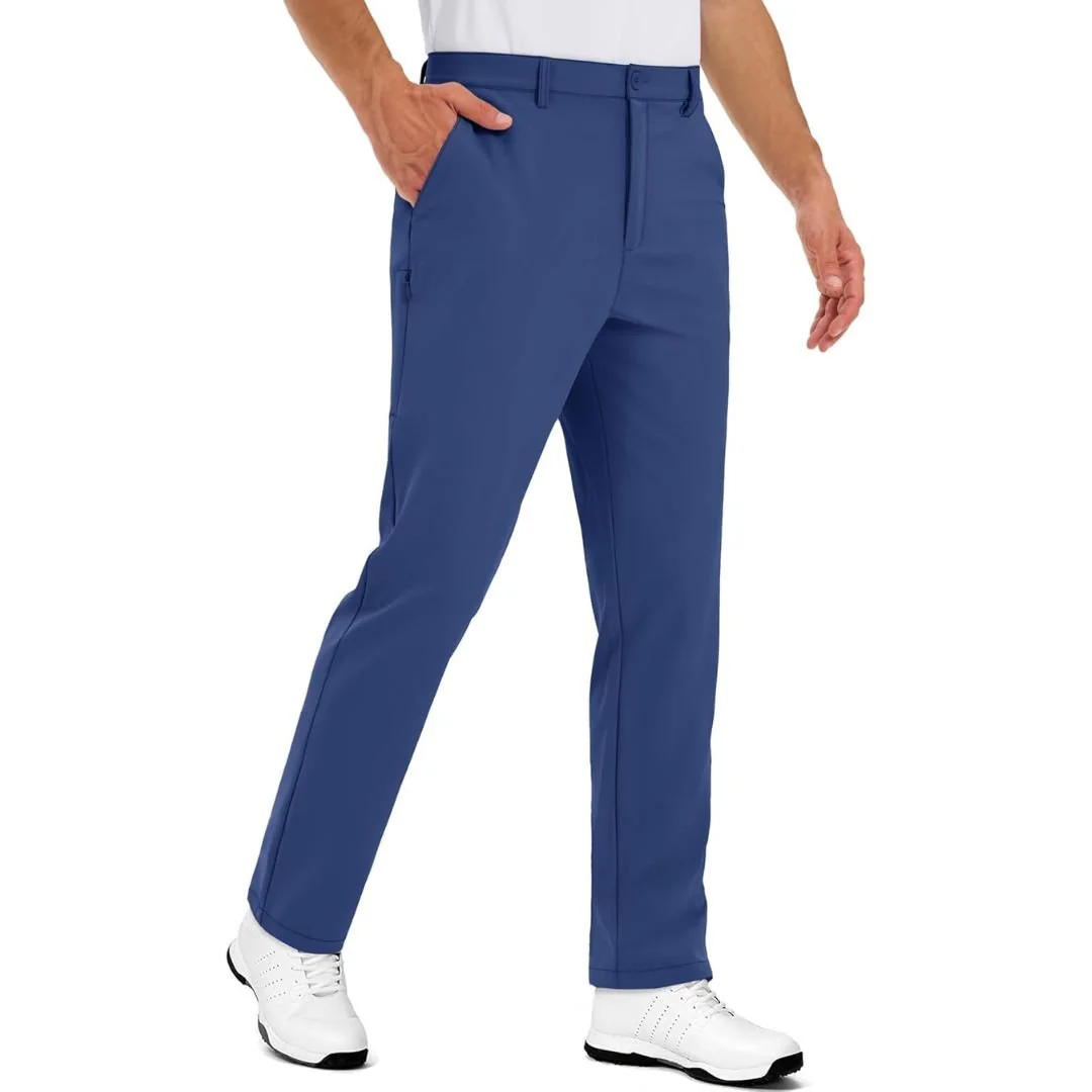 Men's Stretch Golf Pants Lightweight Classic Fit