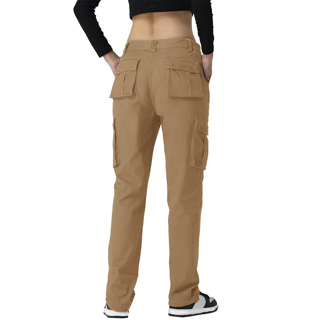 Women's 6 Multiple Pockets Cargo Pants