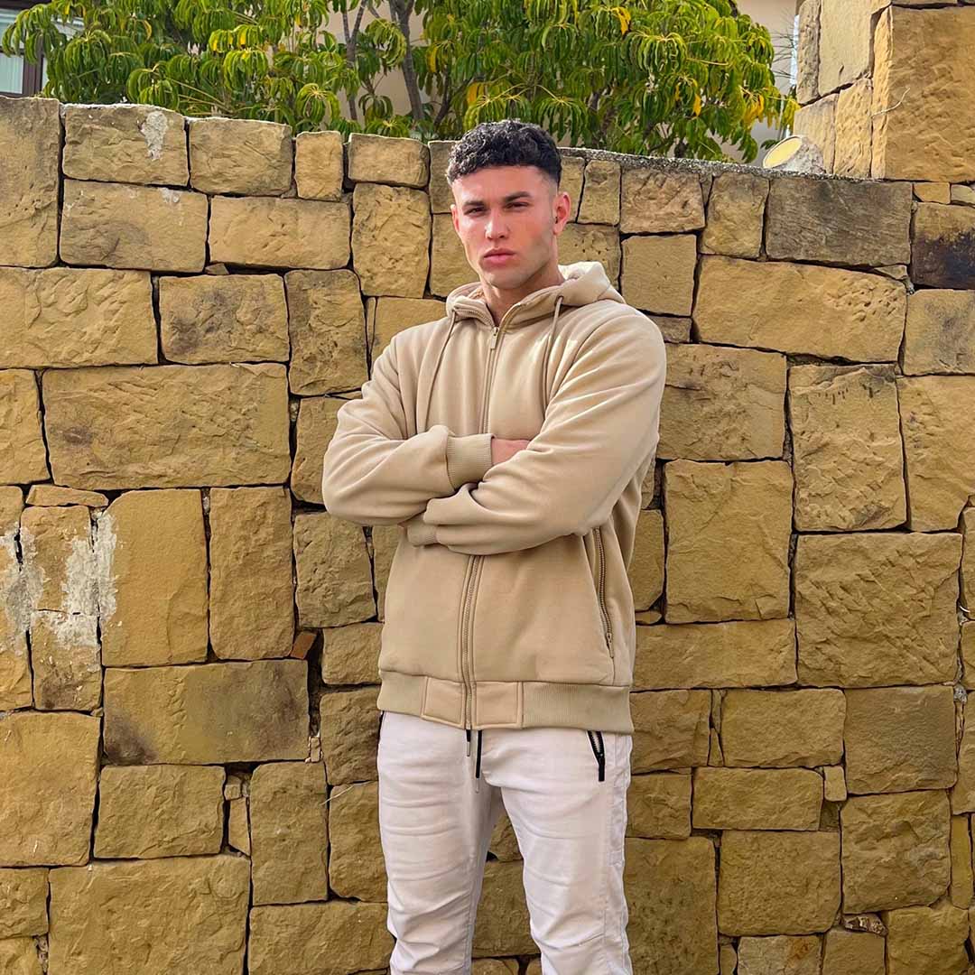 Men's Fleece Hoodie Jacket Windproof Winter Coats