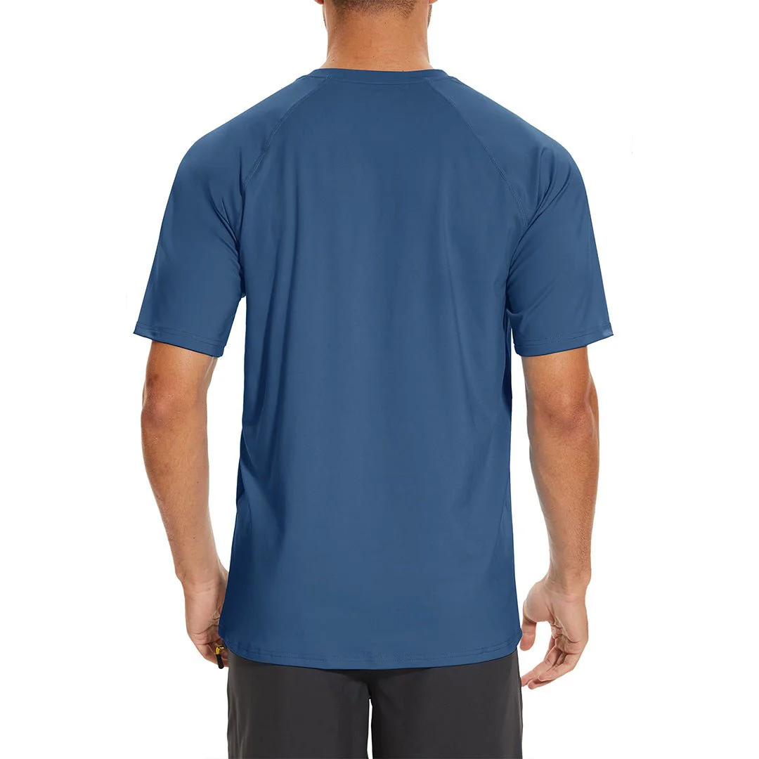 Men's UPF 80+ Breathable Quick-Dry Outdoor Swim T-Shirt