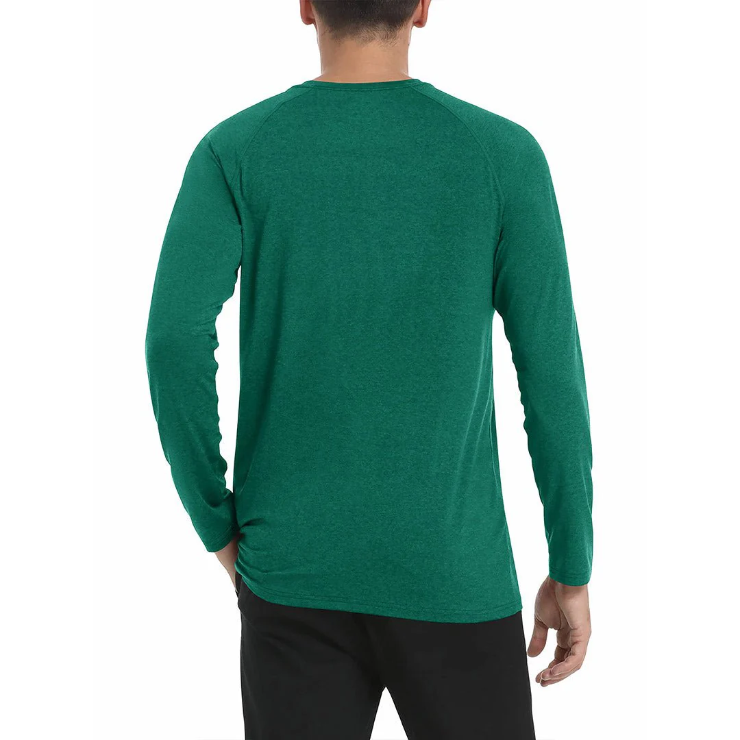 Men's UPF 50+ Fishing Swim Long Sleeve Shirts