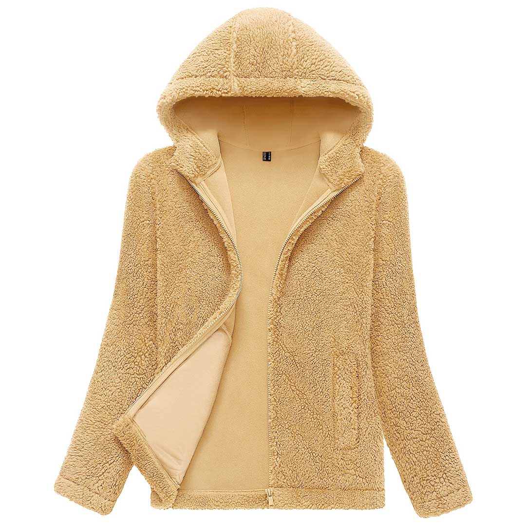 Women's Fuzzy Sherpa Fleece Fluffy Jackets