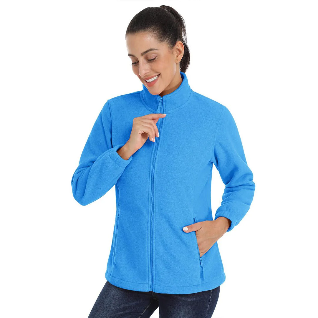 Women's Fleece Full Zip Lightweight Jacket