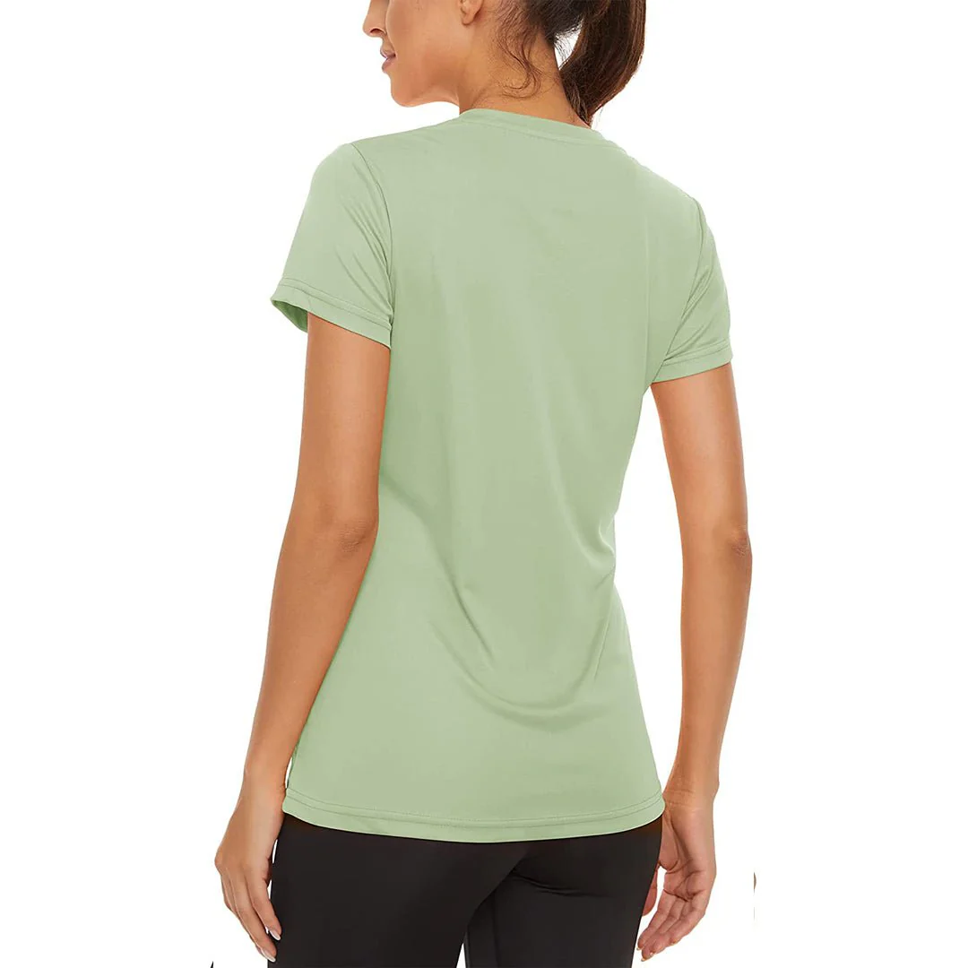 Women's Sun Protection Quick Dry Outdoor Yoga Running T-shirts