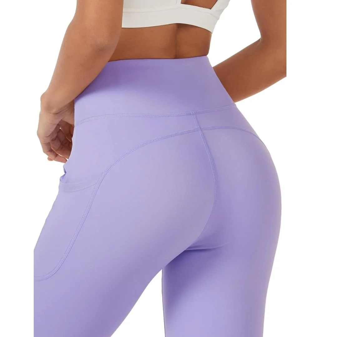 Women's High Waisted Leggings with Pockets Tummy Control Yoga Pants
