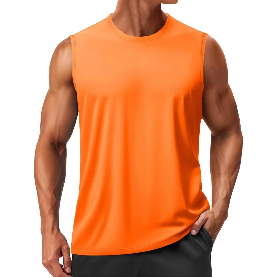 Men's UPF 50+ Sleeveless Quick Dry Gym Tank Tops