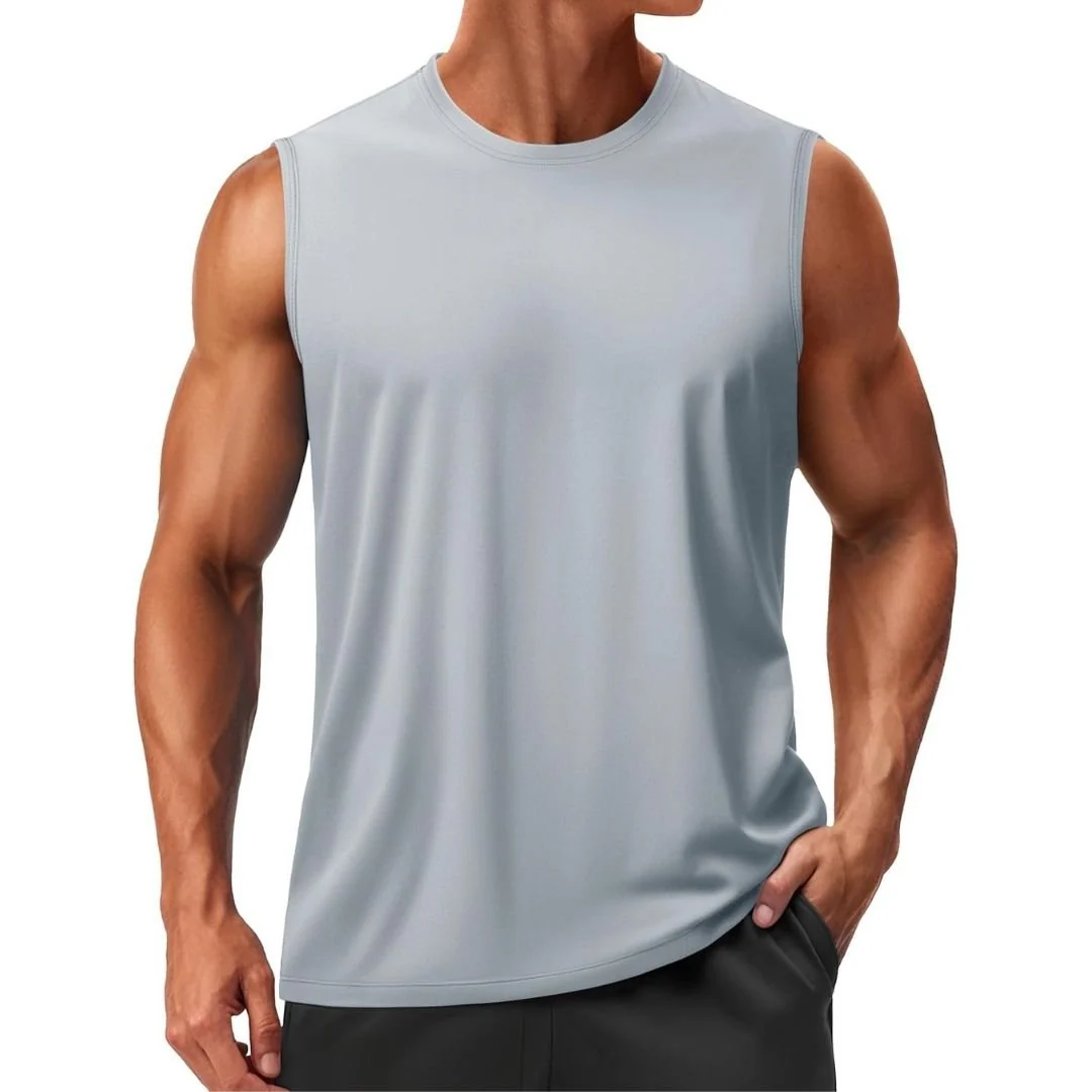 Men's UPF 50+ Sleeveless Quick Dry Gym Tank Tops