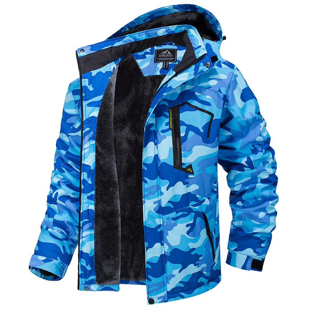 Men's Skiing Jacket Waterproof Hiking Fishing Raincoat