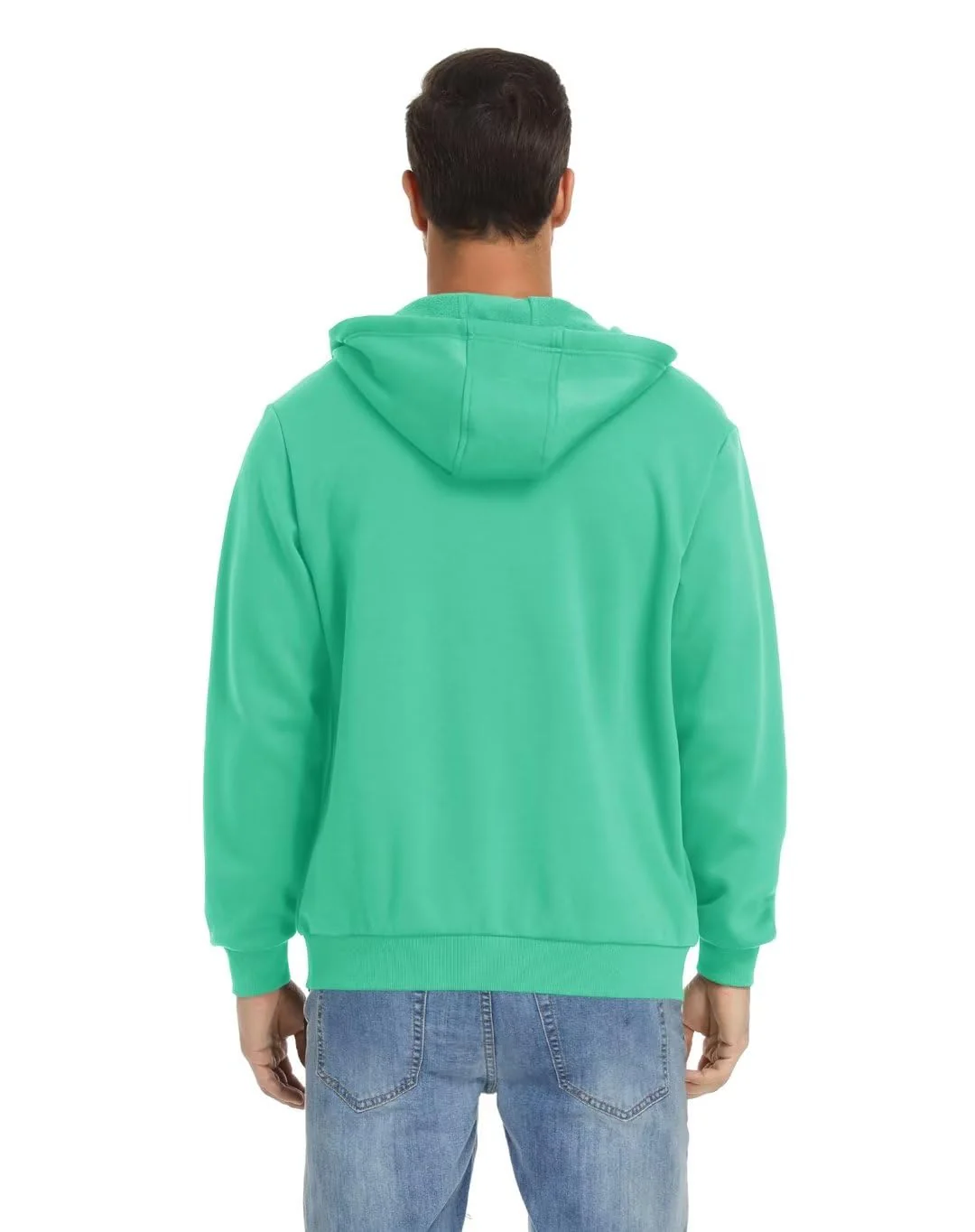 Men's Full Zip-Up Casual Active Hoodie