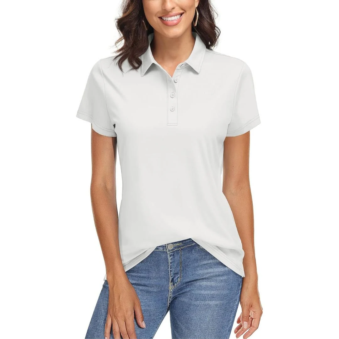 Women's UPF 50+ Sun Protection Golf Quick-Dry Polo Shirts