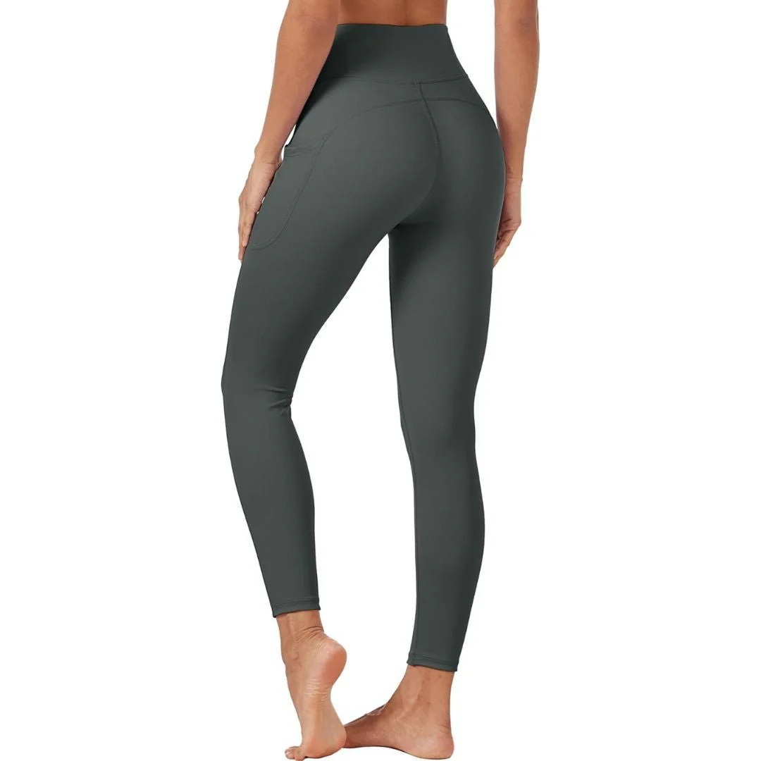 Women's High Waisted Leggings with Pockets Tummy Control Yoga Pants