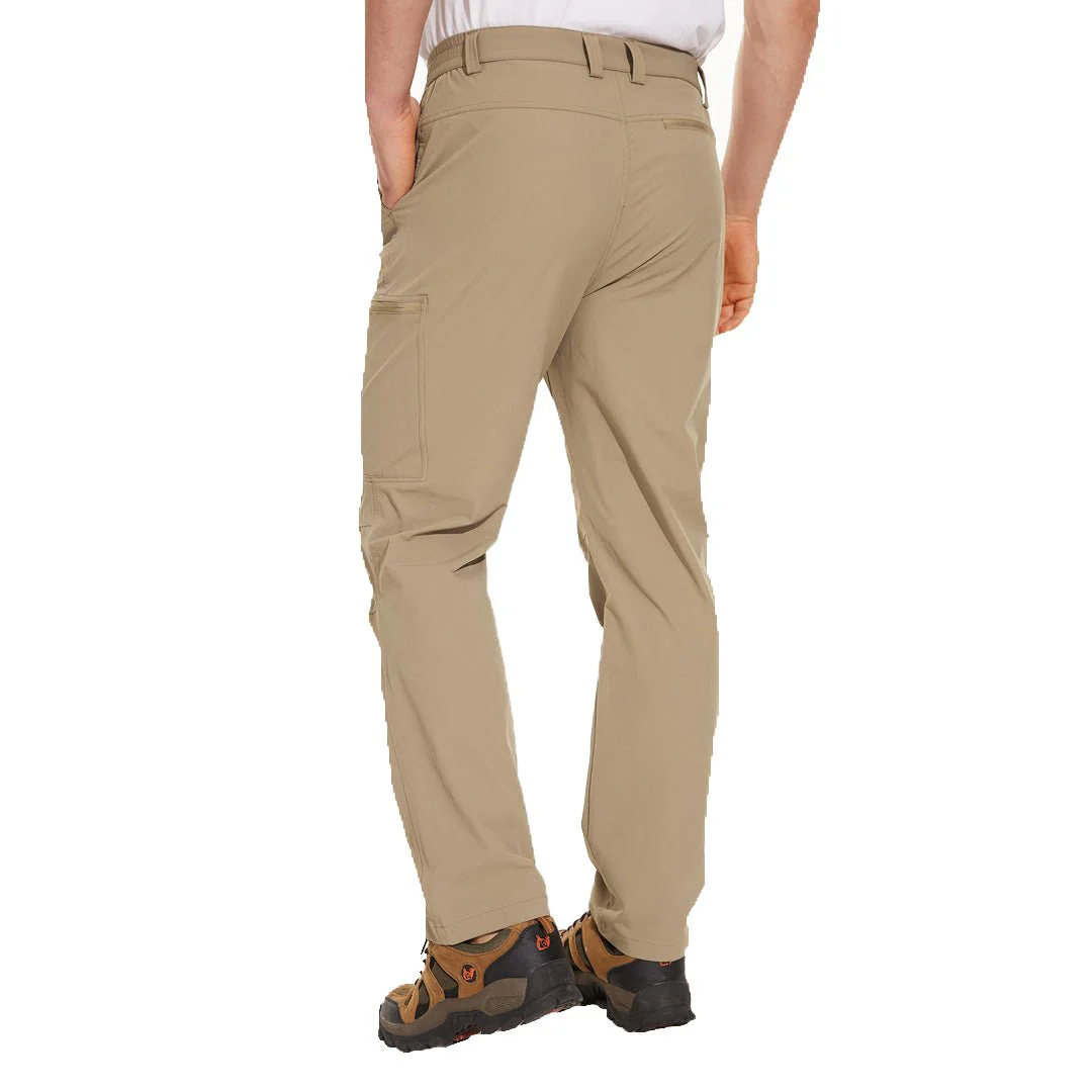 Men's Hiking Water Resistant Ripstop Pants Lightweight Quick Dry with 6 Pockets