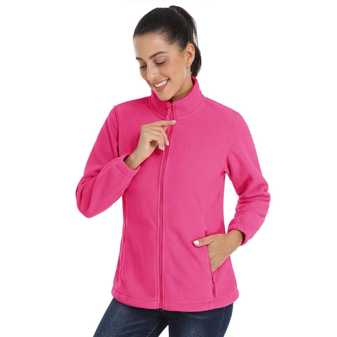 Women's Fleece Full Zip Lightweight Jacket
