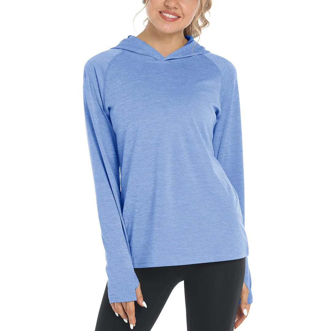 Women's Quick Dry UPF 50+ Hoodie Long Sleeve Shirts
