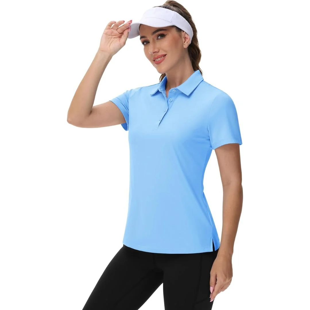 Women's UPF 50+ Sun Protection Golf Quick-Dry Polo Shirts