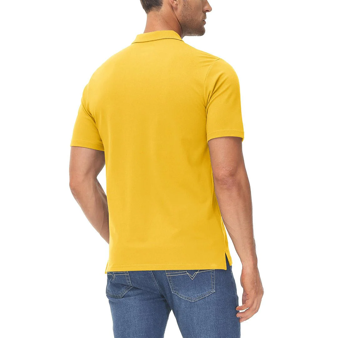 Men's Cooling Summer Casual Pique Polo T-shirts
