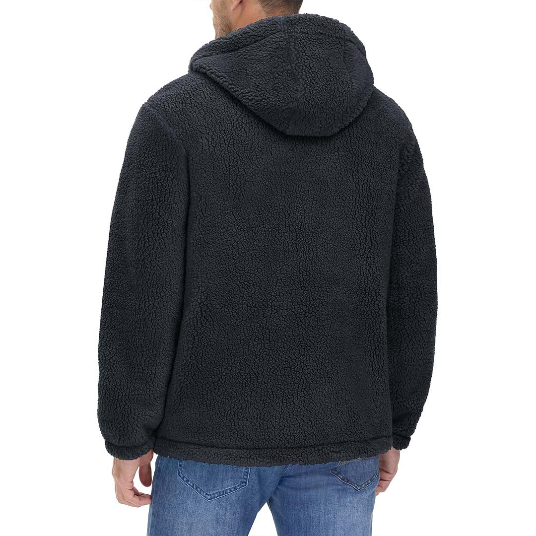 Men's Fleece Hoodies Sherpa Jackets Winter Thermal Coats
