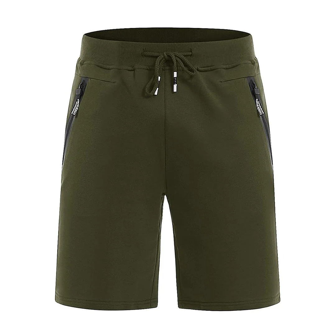 Men's Lightweight Gym Elastic Waist Running Shorts