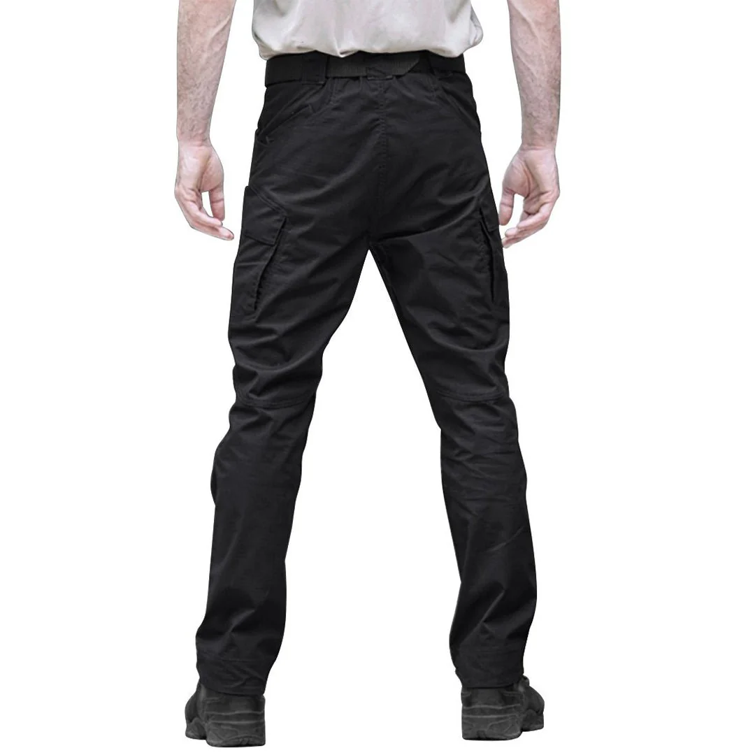 Men's Tactical Cargo Hiking Pants 9 Pockets Water Resistant