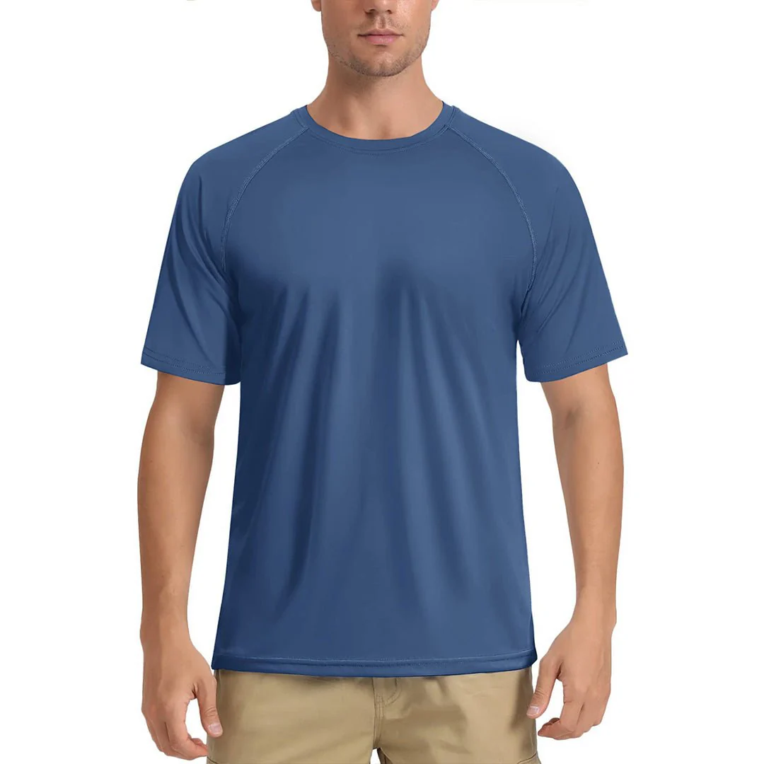 Men's UPF 80+ Breathable Quick-Dry Outdoor Swim T-Shirt