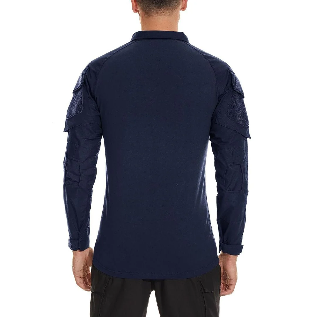 Men's Tactical 1/4 Half Zip Sweatshirt Assault Design Combat Shirt