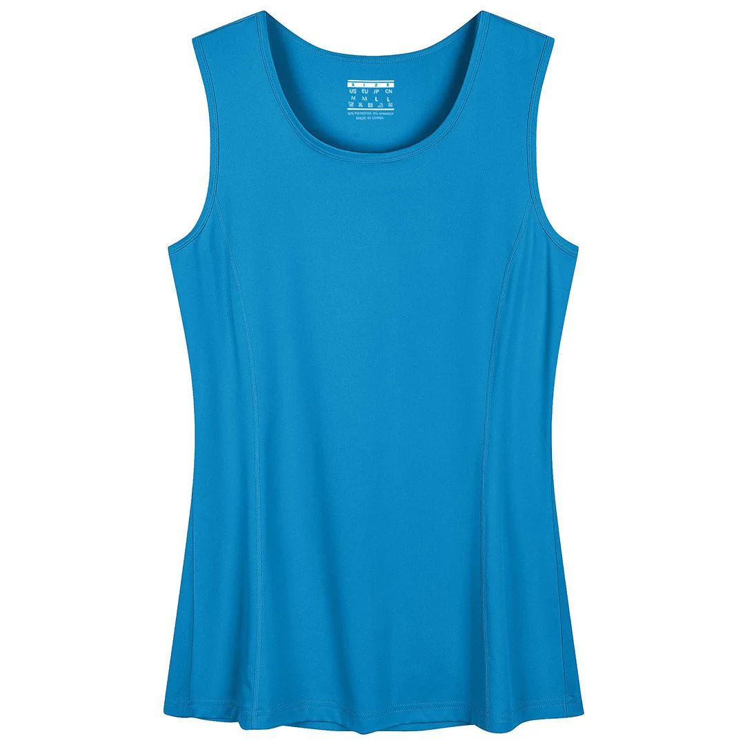Women's Quick Dry Sun Protection UPF 80+ Running Yoga Tank Tops