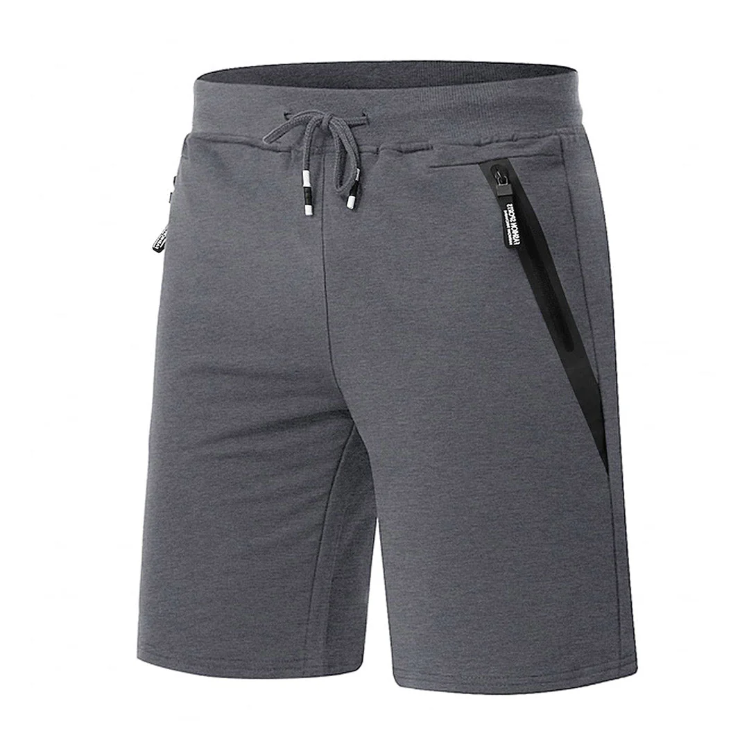 Men's Lightweight Gym Elastic Waist Running Shorts