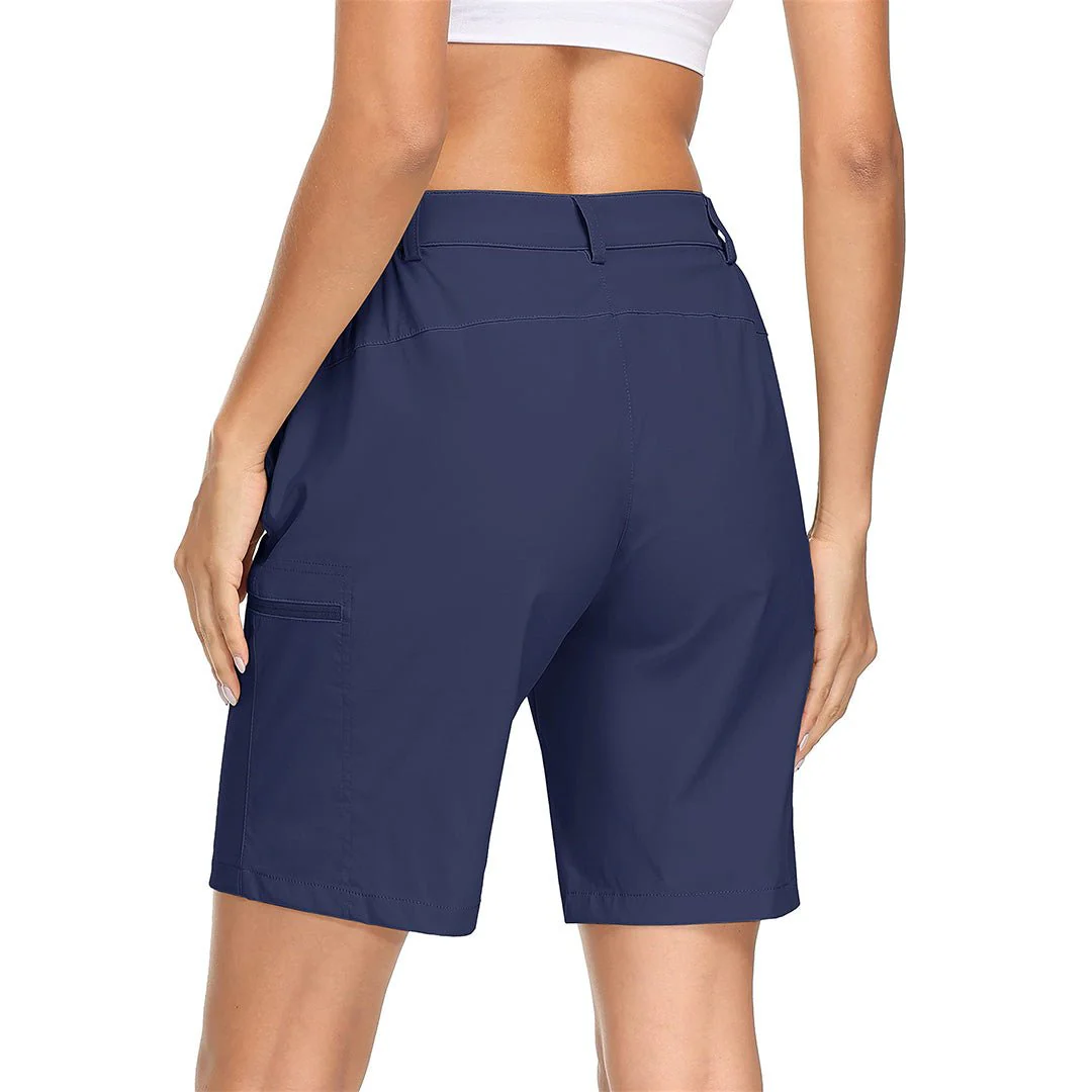 Women's Hiking Workout Quick Dry Cargo Shorts Multi Pockets