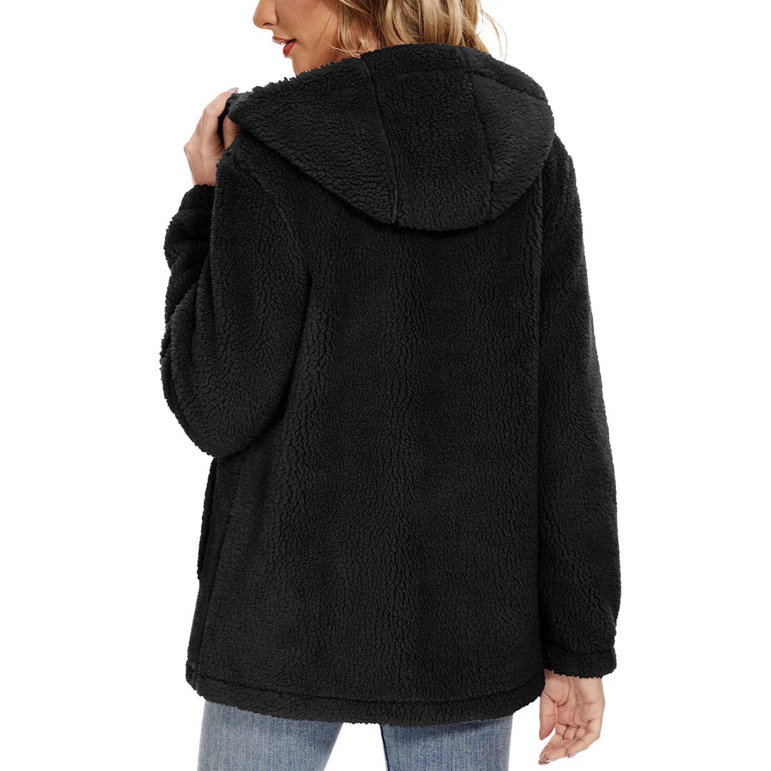 Women's Fuzzy Sherpa Fleece Fluffy Jackets