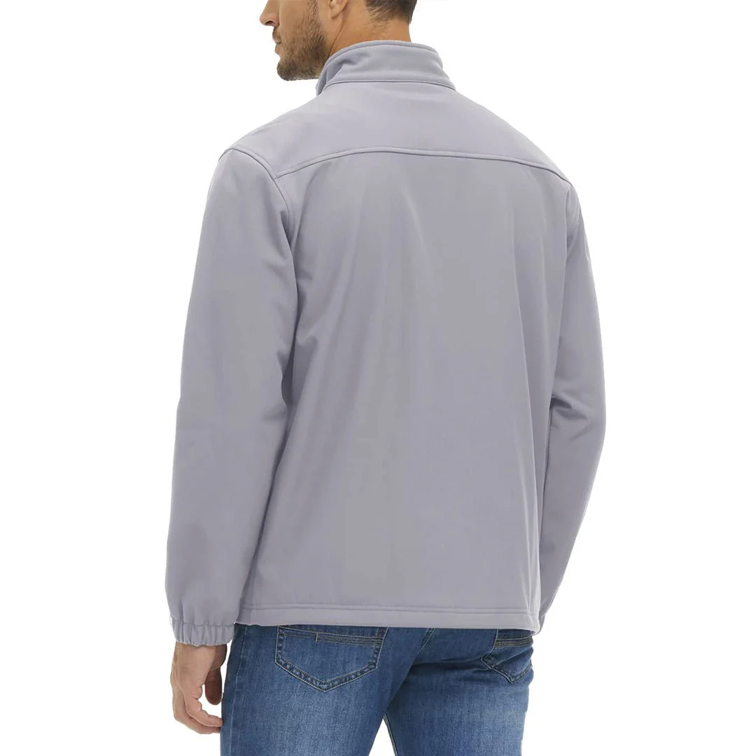 Men's Softshell Fleece Lined Water Resistant Outdoor Tactical Jackets
