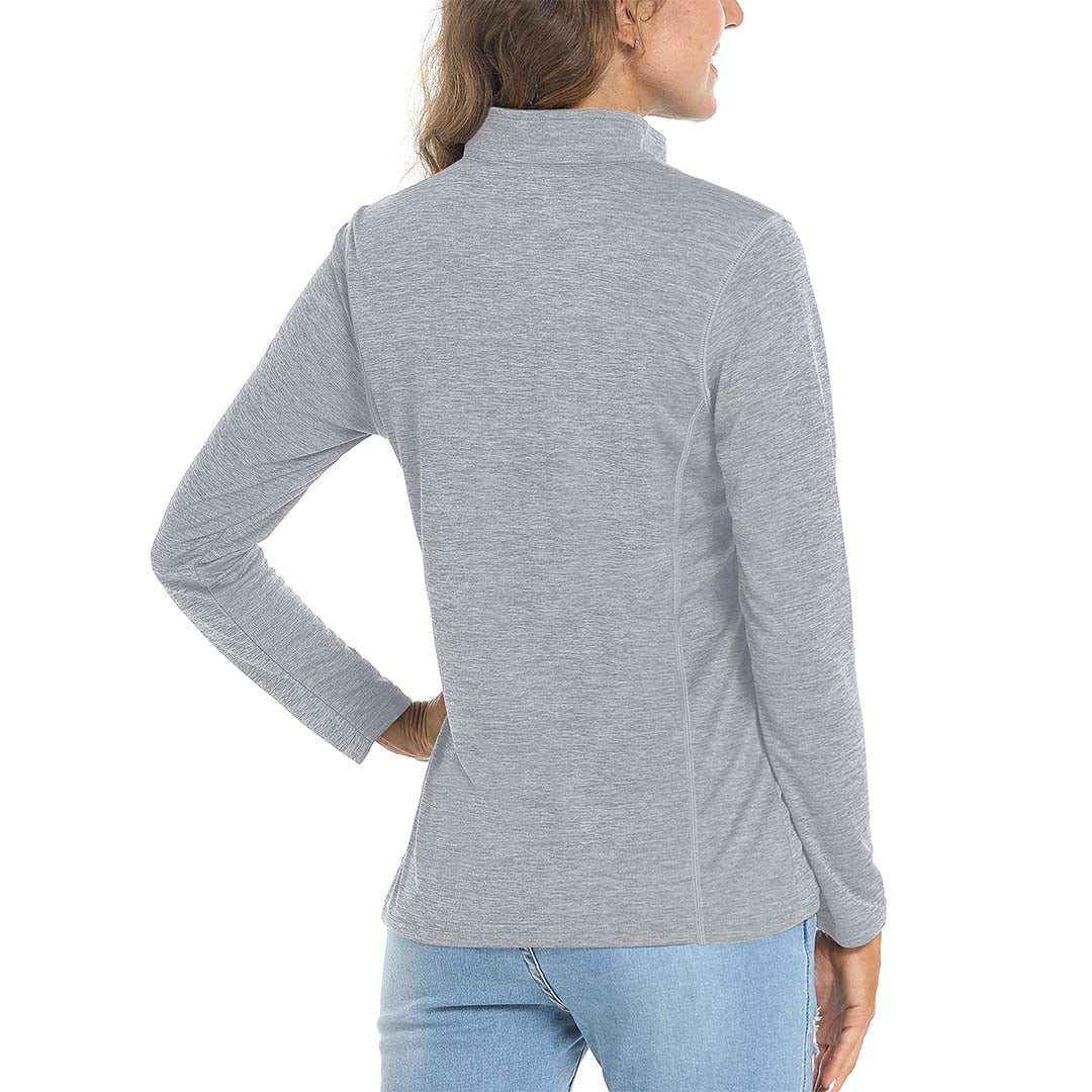 Women's UPF 50+ 1/4 Zip Quick Dry Hiking Shirts