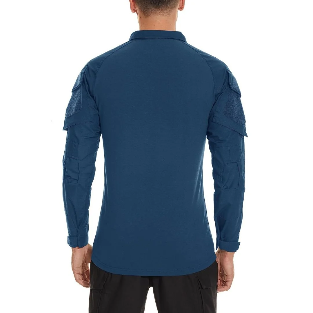 Men's Tactical 1/4 Half Zip Sweatshirt Assault Design Combat Shirt