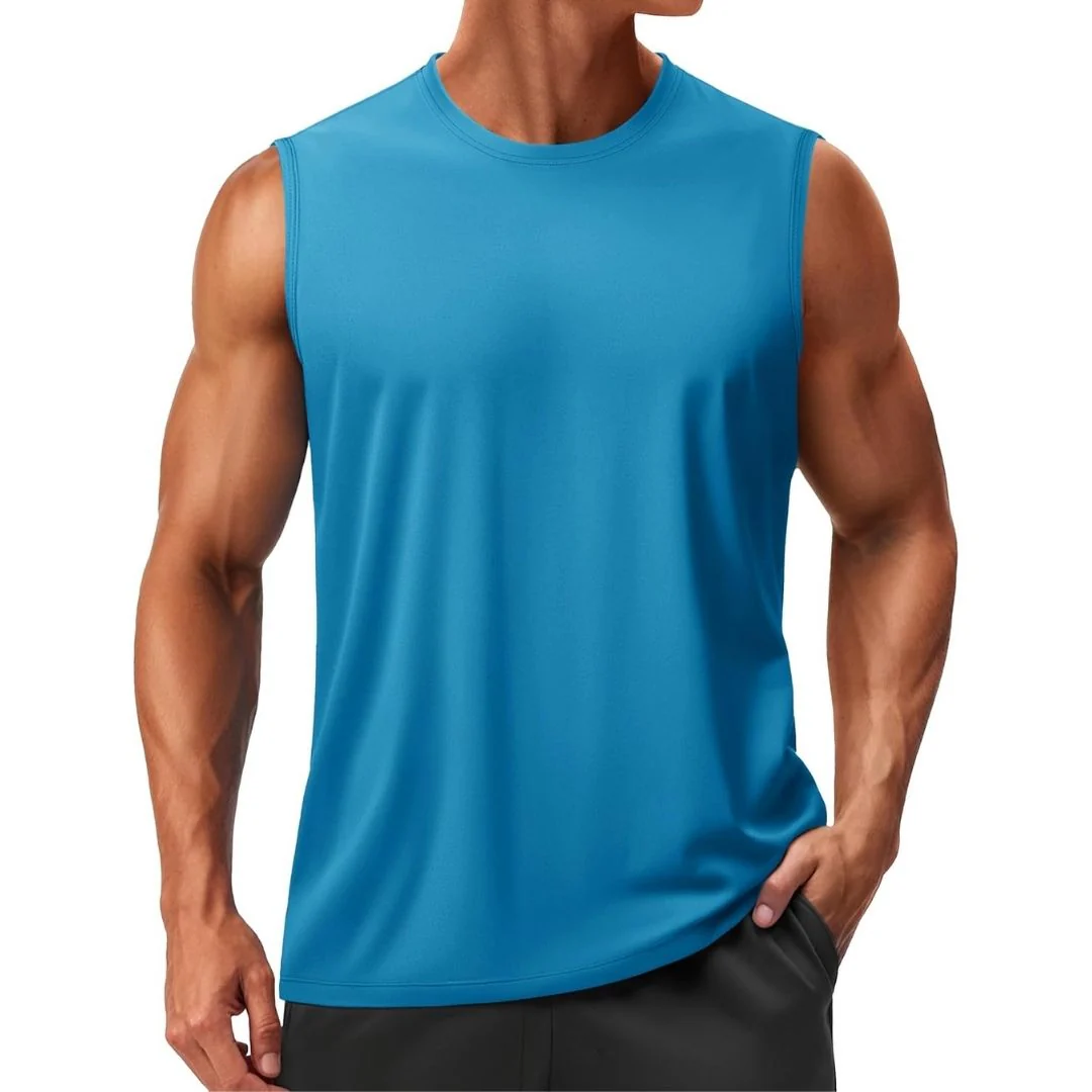 Men's UPF 50+ Sleeveless Quick Dry Gym Tank Tops